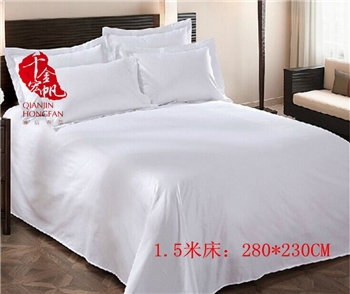 名品（60s40s)纯棉贡缎系列，适用于高端连锁酒店、商务酒店、3-4星酒店
