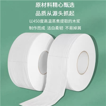 大卷纸 厕纸卫生间大盘纸  12卷/箱