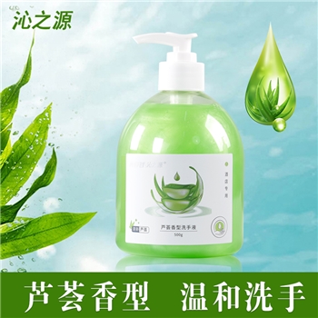 两面针沁之源芦荟保湿洗手液500g 30瓶/箱